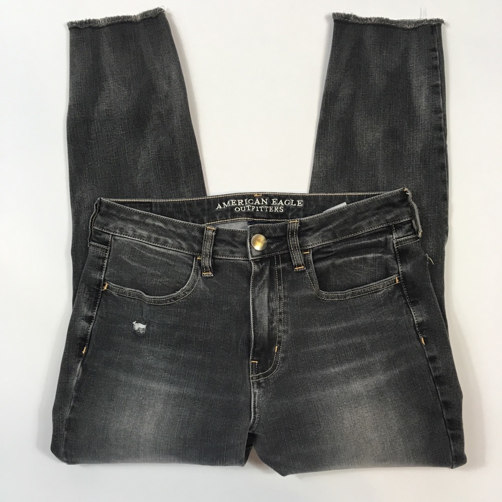 American Eagle Hi Rise Jegging Crop Womens 8